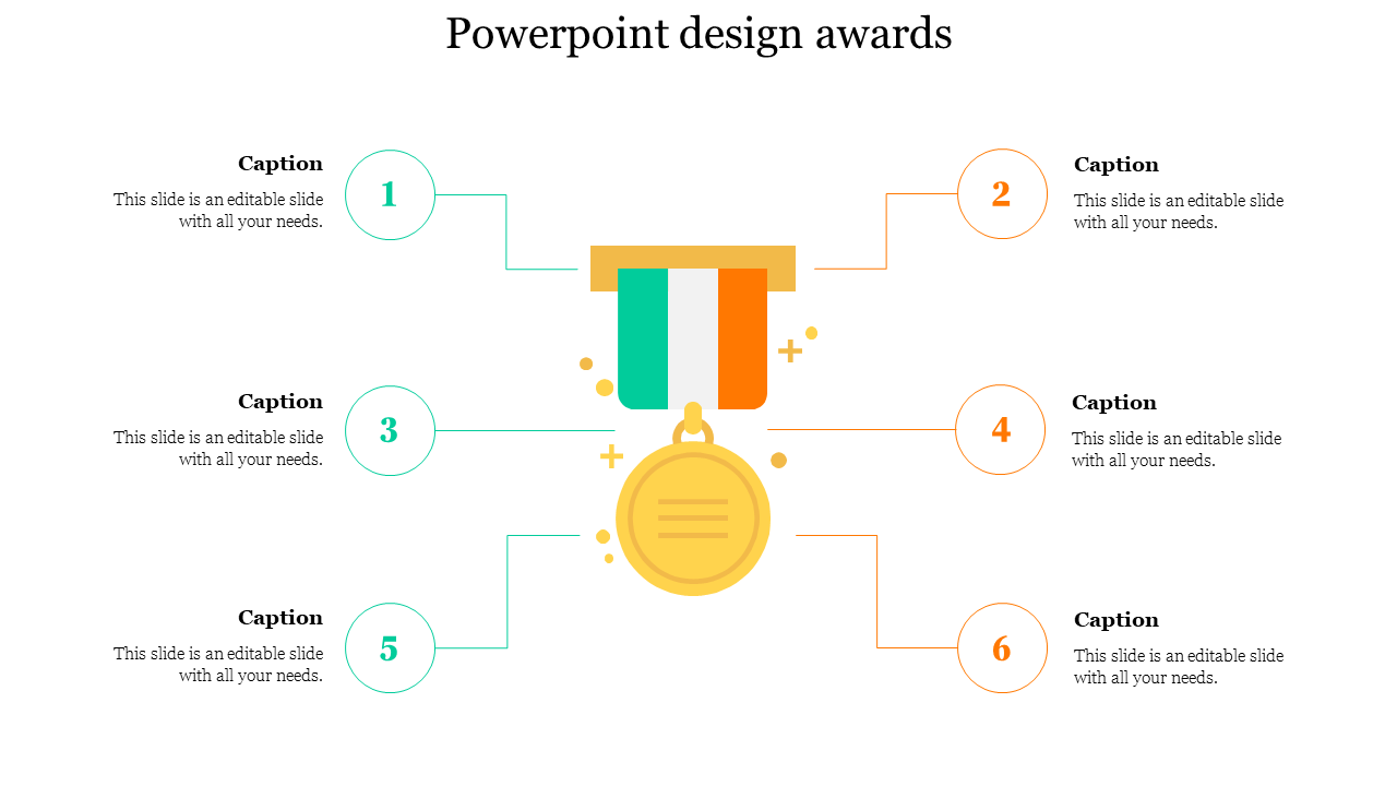 Pre-Designed PowerPoint Design Awards presentation